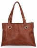 Torebka Damska Shopper Bag firmy Herisson Brązowa